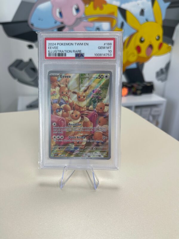 Pokémon Twilight Masquerade Eevee 188/167 - PSA 10