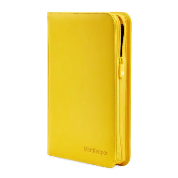 Mintkeeper 9 Pocket Toploader Premium Binder - Yellow