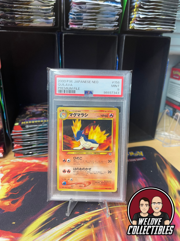 Pokémon Japanese Neo Quilava No.156 - PSA 9