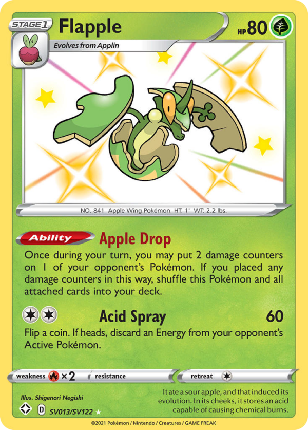 Flapple - Shining Fates Shiny Vault - SV013/122