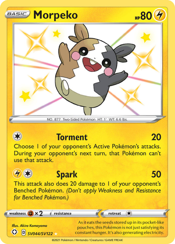 Morpeko - Shining Fates Shiny Vault - SV044/122