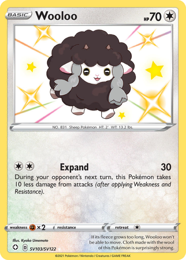 Wooloo - Shining Fates Shiny Vault - SV103/122