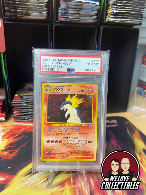 Pokémon Japanese Neo Typhlosion No.157 - PSA 10