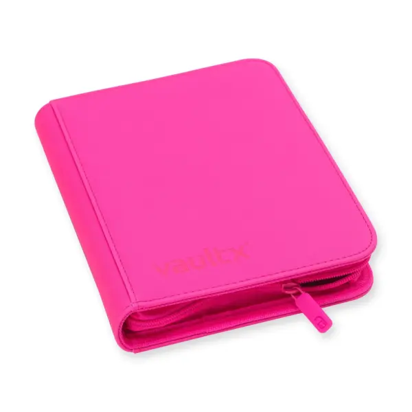 Vault X Exo-Tec 4-Pocket Zip Binder - Neon Pink