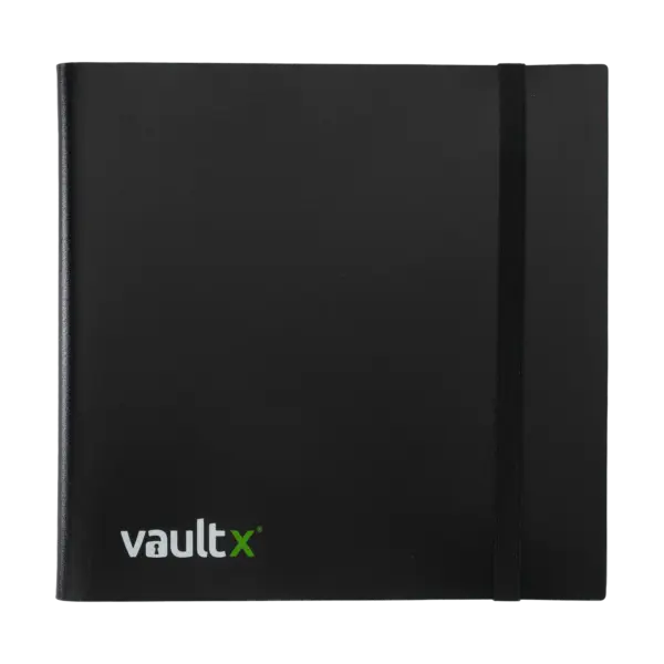 Vault X 12-Pocket Strap Binder - Black