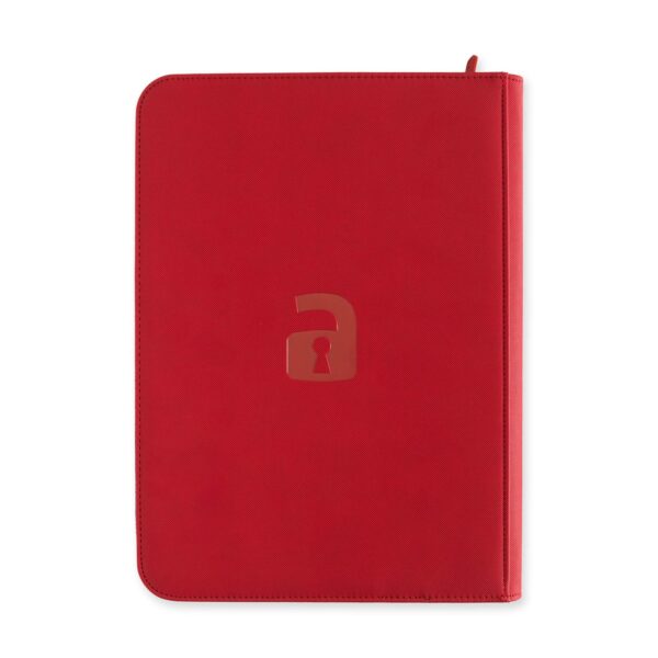 Vault X Exo-Tec 9-Pocket Zip Binder - Fire Red - Image 2