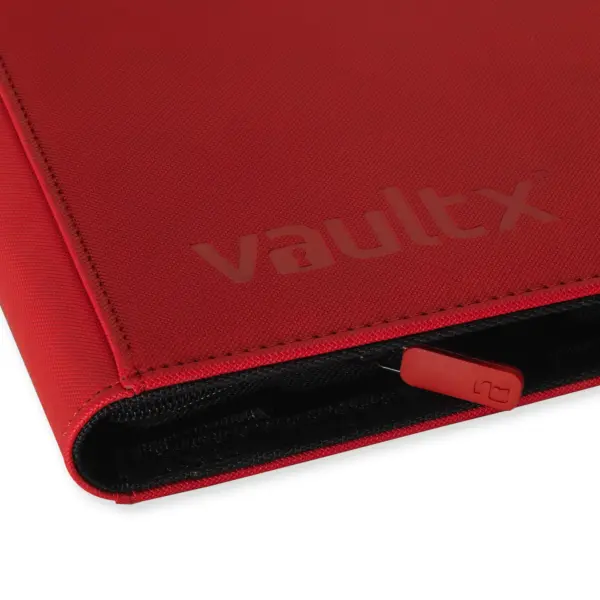 Vault X Exo-Tec 9-Pocket Zip Binder - Fire Red - Image 4