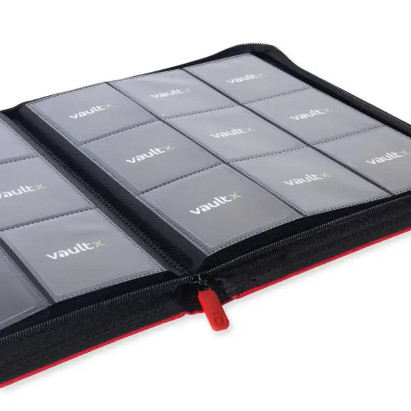 Vault X Exo-Tec 9-Pocket Zip Binder - Fire Red - Image 5