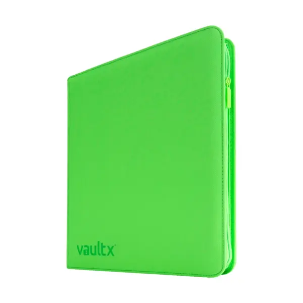 Vault X Exo-Tec 9-Pocket Zip Binder - Neon Green