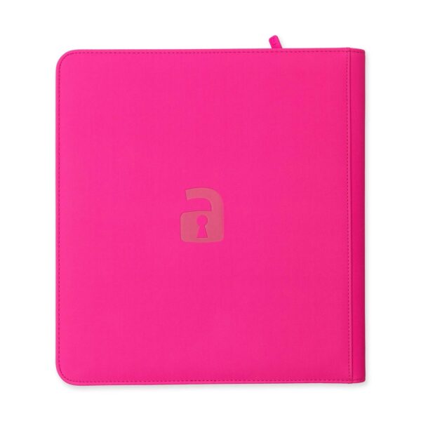 Vault X Exo-Tec 12-Pocket Zip Binder - Neon Pink