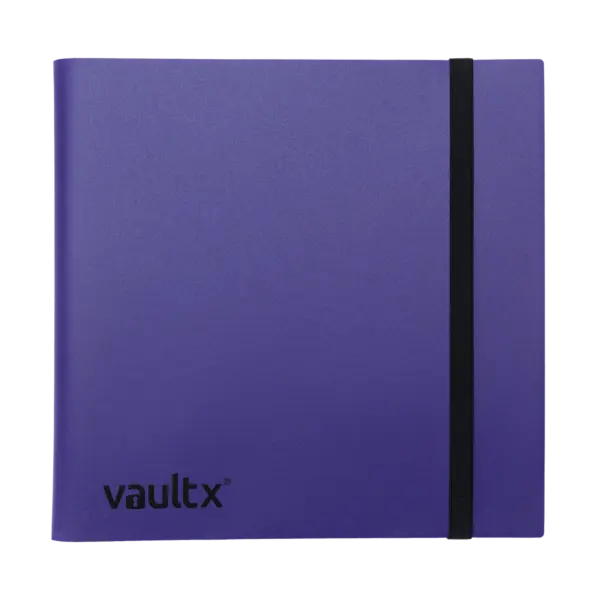 Vault X 12-Pocket Strap Binder - Purple