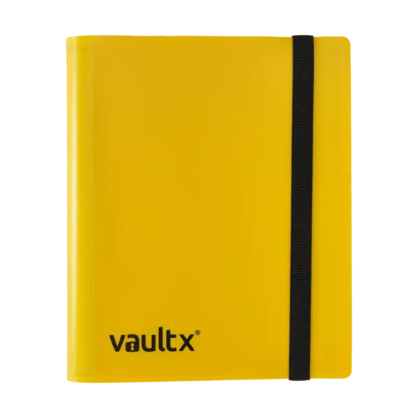 Vault X 4-Pocket Strap Binder - Yellow