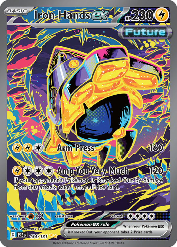 Iron Hands ex - Prismatic Evolutions - 154/131