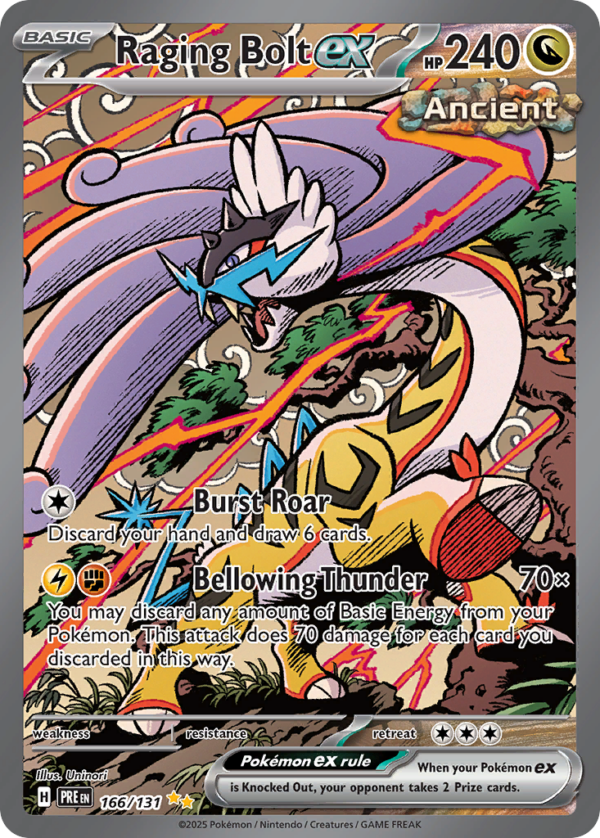 Raging Bolt ex - Prismatic Evolutions - 166/131