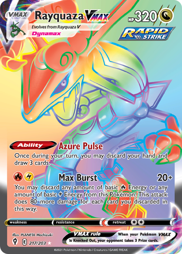 Rayquaza VMAX - Evolving Skies - 217/203