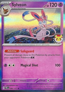 Sylveon - Prismatic Evolutions - 040/131 (Pokémon Day 2025 Stamp)