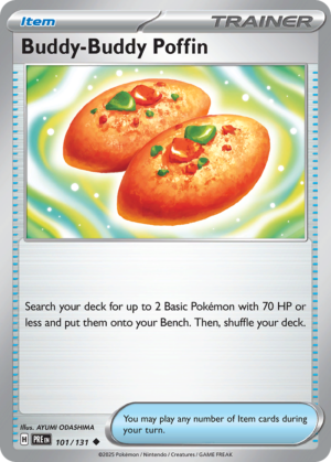 Buddy-Buddy Poffin - Prismatic Evolutions - 101/131 (Poke Ball Reverse Holo)
