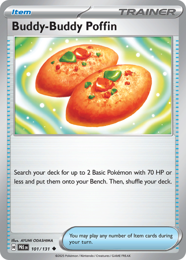 Buddy-Buddy Poffin - Prismatic Evolutions - 101/131 (Poke Ball Reverse Holo)