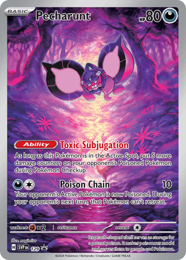 Pecharunt - Scarlet & Violet Black Star Promos - SVP 129 (Sealed)
