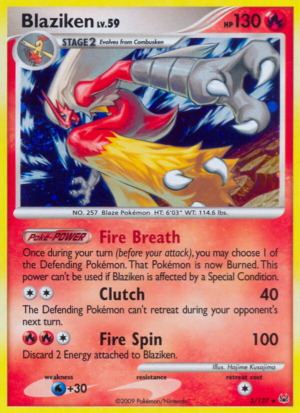 Blaziken - Platinum - 3/127- Holo (MP)