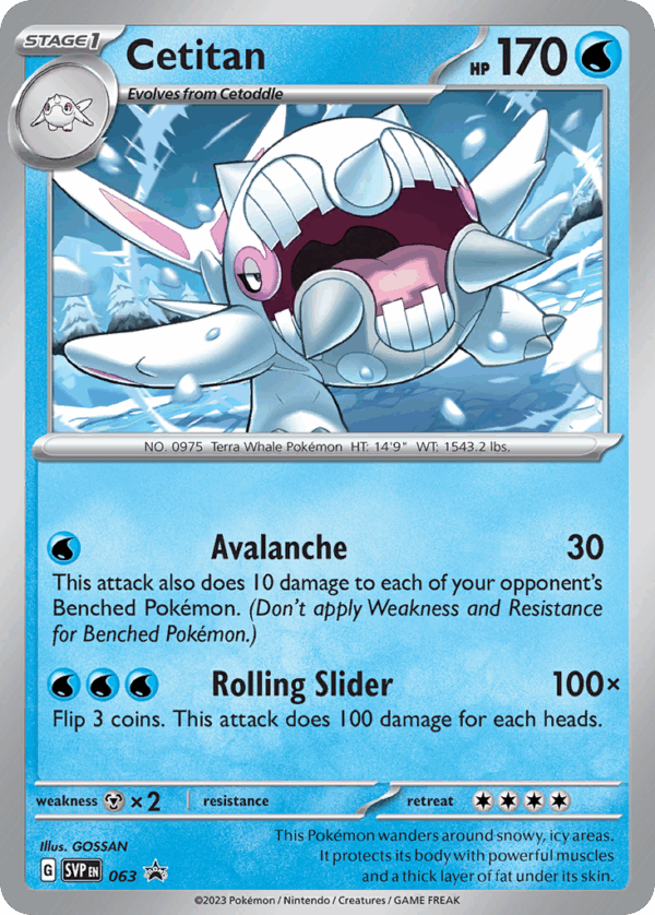 Cetitan - Scarlet & Violet Black Star Promos - SVP 063