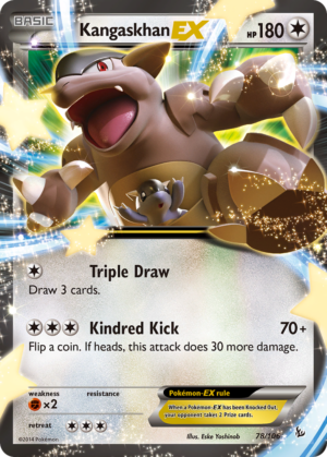 Kangaskhan-EX - Flashfire - 78/106 (Jumbo) (HP)