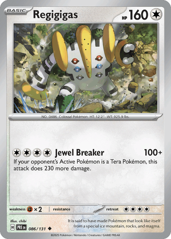 Regigigas - Prismatic Evolutions - 086/131 (Poké Ball Reverse Holo)