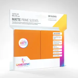Game Genic Matte Prime Sleeves - Orange (100 pack)