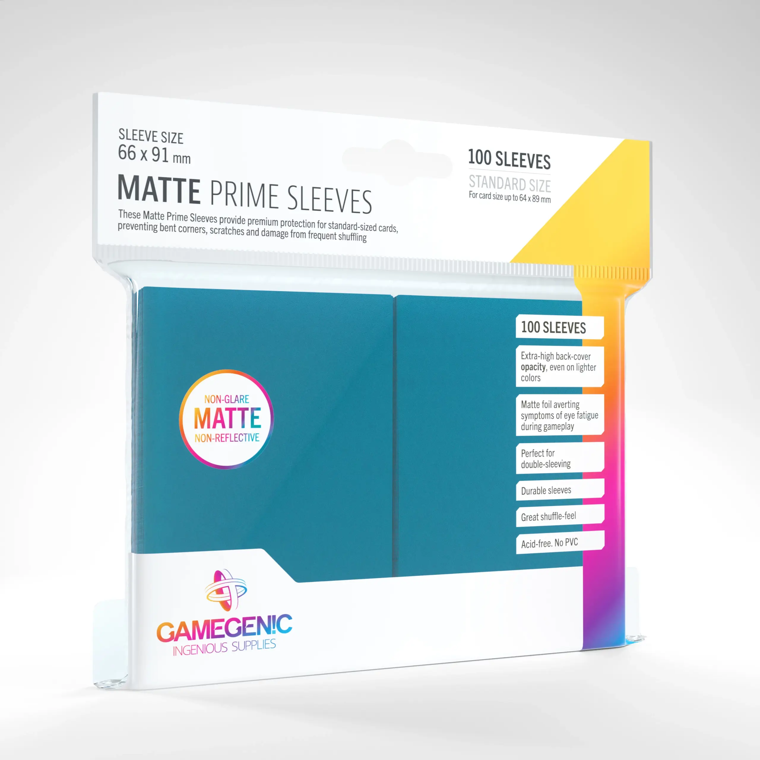 Game Genic Matte Prime Sleeves - Light Blue (100 pack)