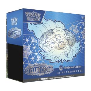 Pokémon TCG Stellar Crown Pokemon Center Elite Trainer Box + 2 ETB cases