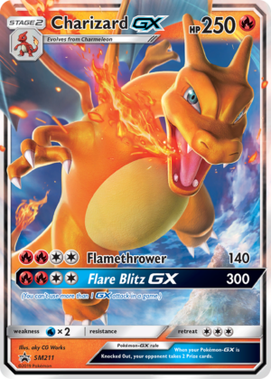 Charizard-GX - SM Black Star Promos - SM211/248 (NM)