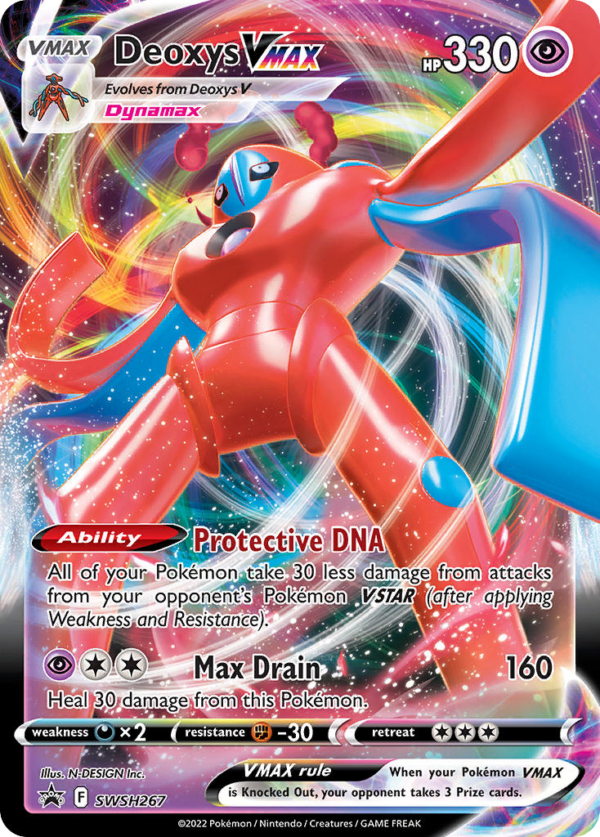 Deoxys VMAX - SWSH Black Star Promos - SWSH267/307 (Unsealed)