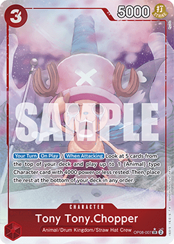 Tony Tony.Chopper - Two Legends - OP08-007 (Alt Art)