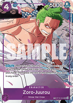 Zoro-Juurou - Emperors in the New World - ST18-004 SR