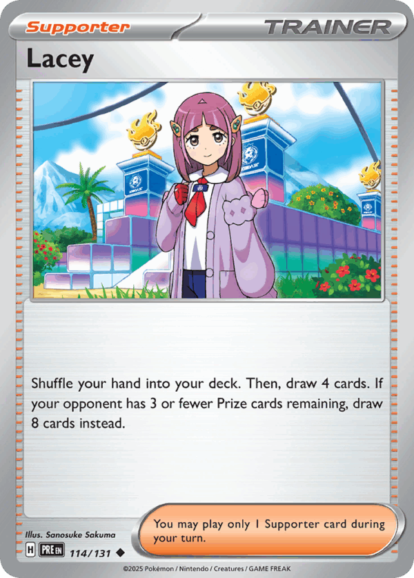 Lacey - Prismatic Evolutions - 114/131 (Poke Ball Reverse Holo)