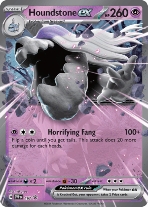 Houndstone ex - Scarlet & Violet Black Star Promos - SVP 162