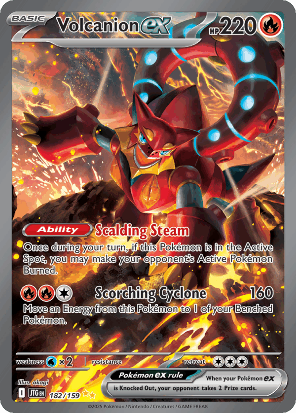 Volcanion ex - Journey Together - 182/159