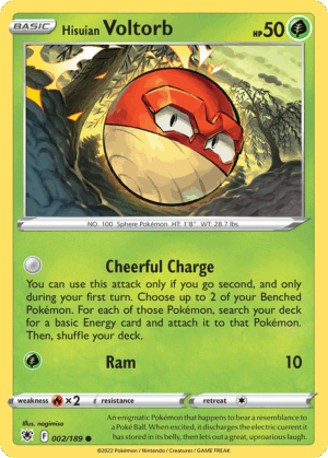 Hisuian Voltorb - Astral Radiance - 2/189 (Holo)