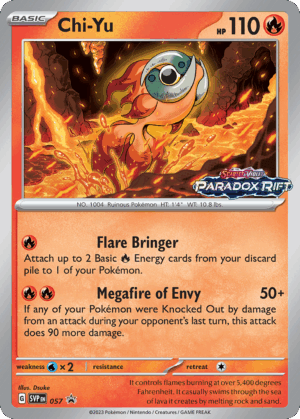 Chi-Yu - Scarlet & Violet Black Star Promos - 57/165 (Unsealed)