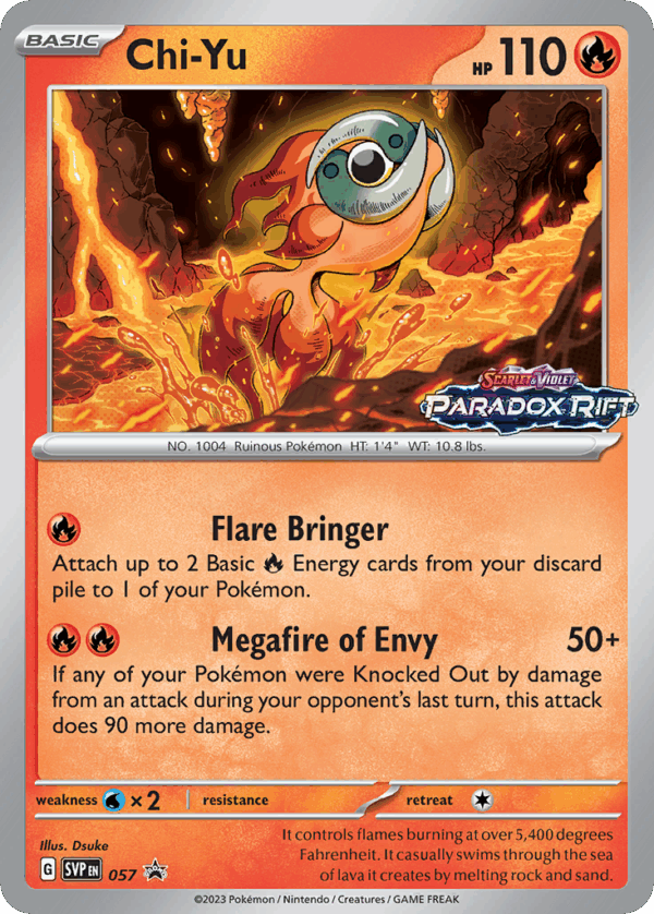 Chi-Yu - Scarlet & Violet Black Star Promos - 57/165 (Unsealed)