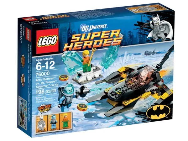 Lego DC Universe Super Heroes Arctic Batman vs Mr Freeze: Aquaman on Ice Set 76000