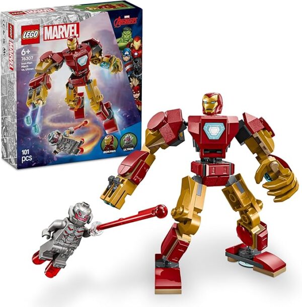 Lego Marvel Iron Man Mech vs. Ultron Set