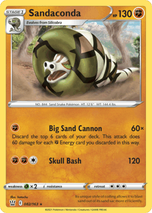 Sandaconda - Battle Styles - 82/163 (Holo)
