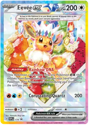Eevee ex - Scarlet & Violet Black Star Promos - SVP 174