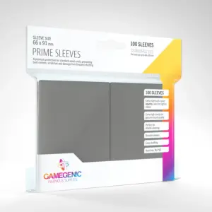 Game Genic Matte Prime Sleeves - Gray (100 pack)