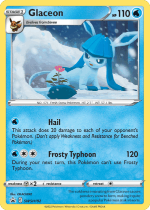 Glaceon - SWSH Black Star Promos - SWSH192/307