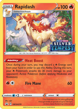 Rapidash - SWSH Black Star Promos - SWSH270/307