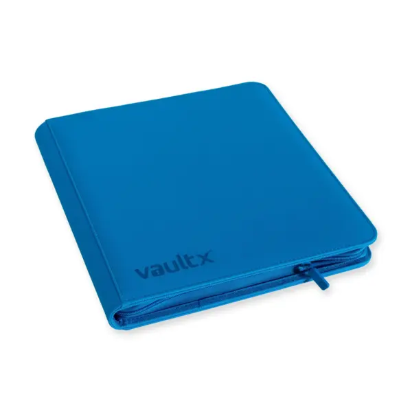 Vault X Exo-Tec 12-Pocket Zip Binder - Neon Blue - Image 3