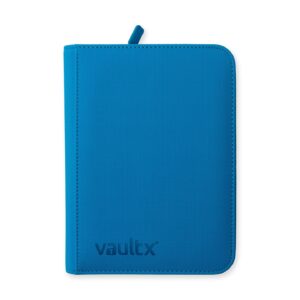 Vault X Exo-Tec 4-Pocket Zip Binder - Neon Blue