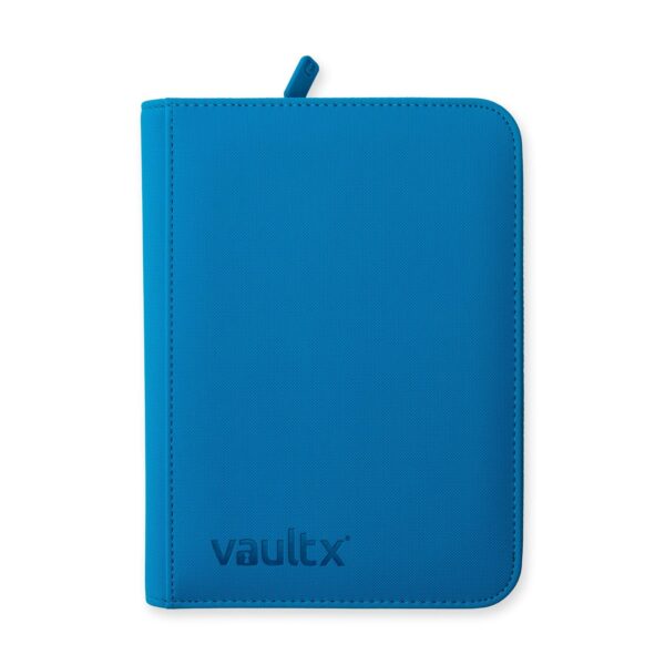 Vault X Exo-Tec 4-Pocket Zip Binder - Neon Blue